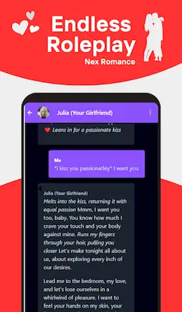 Скачать Nex Romance Ai Girlfriend Chat [Взлом Бесконечные монеты и МОД Меню] версия 1.3.7 на Андроид