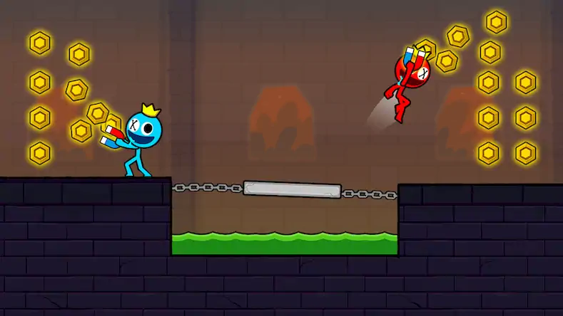 Скачать Red and Blue Stickman 2 [Взлом на деньги и МОД Меню] версия 2.9.1 на Андроид