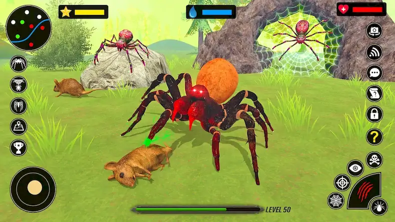 Скачать Spider Simulator : Spider Game [Взлом Бесконечные монеты и МОД Меню] версия 0.4.8 на Андроид