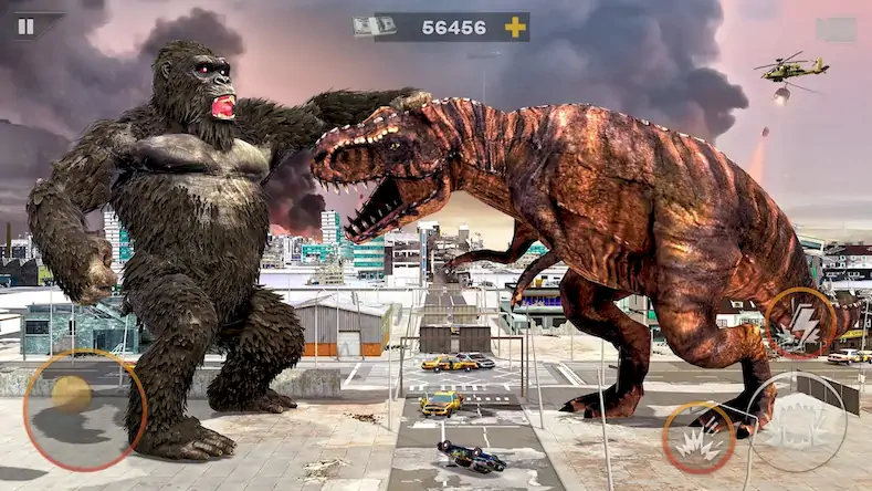 Скачать Монстр Динозавр vs Годзилла [Взлом Много денег и МОД Меню] версия 1.8.1 на Андроид