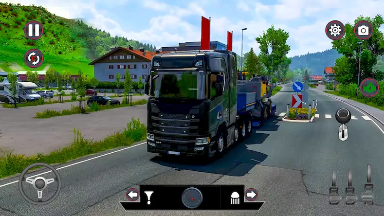 Скачать Truck Simulator Euro Truck 3d [Взлом Много денег и МОД Меню] версия 0.8.6 на Андроид