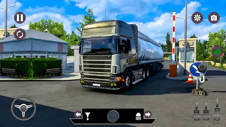 Скачать Truck Simulator Euro Truck 3d [Взлом Много денег и МОД Меню] версия 0.8.6 на Андроид