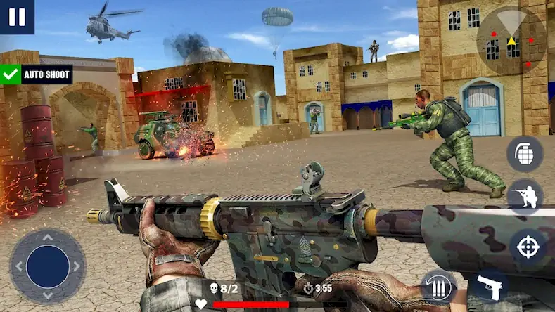 Скачать War Zone: Gun Shooting Games [Взлом Бесконечные монеты и МОД Меню] версия 1.5.9 на Андроид
