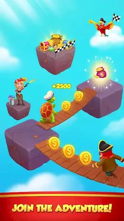Скачать Coin Rush - Pirate GO! [Взлом Бесконечные деньги и МОД Меню] версия 0.8.1 на Андроид