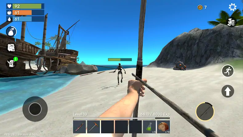 Скачать Uncharted Island: Survival RPG [Взлом Бесконечные деньги и МОД Меню] версия 2.5.3 на Андроид