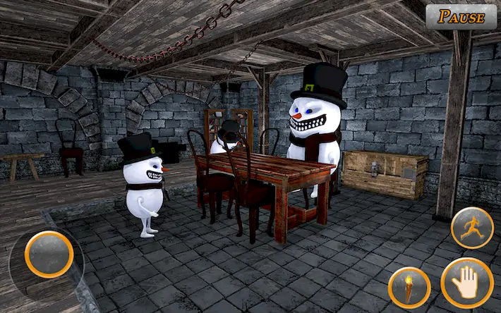 Скачать Evil Scary Snowman Games 3d [Взлом Бесконечные деньги и МОД Меню] версия 1.7.3 на Андроид