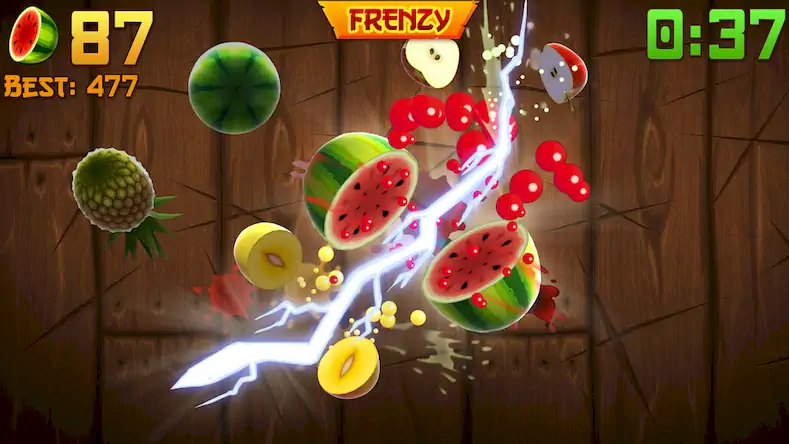 Скачать Fruit Ninja® [Взлом Бесконечные монеты и МОД Меню] версия 0.7.4 на Андроид