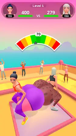 Скачать Twerk Race 3D－тверк-батл игра [Взлом на деньги и МОД Меню] версия 2.9.6 на Андроид