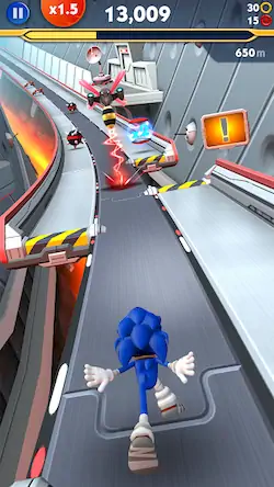 Скачать Sonic Dash 2: Sonic Boom [Взлом Бесконечные монеты и МОД Меню] версия 0.9.7 на Андроид