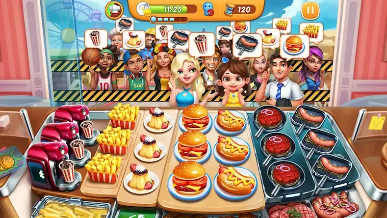 Скачать Cooking City [Взлом на монеты и МОД Меню] версия 2.7.4 на Андроид