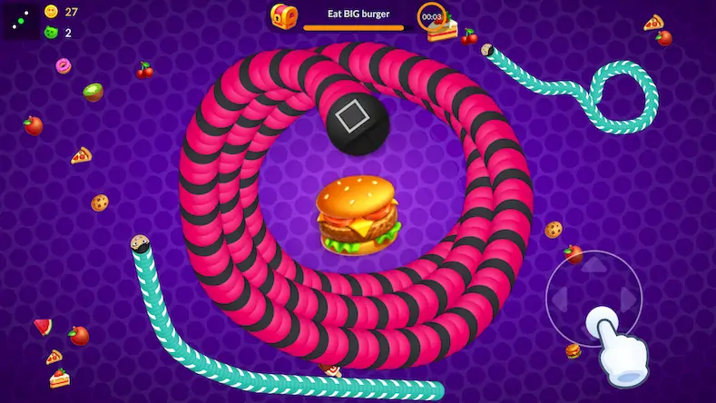 Скачать Snake Worms .io: Fun Game Zone [Взлом Много монет и МОД Меню] версия 1.2.2 на Андроид