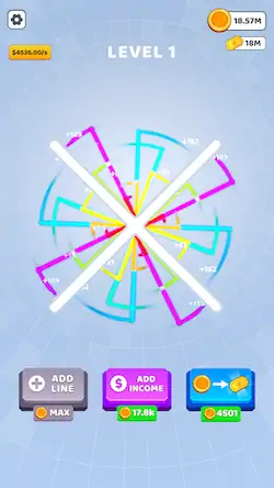 Скачать Bouncing Rainbow: Кликер игры [Взлом Много монет и МОД Меню] версия 2.3.2 на Андроид