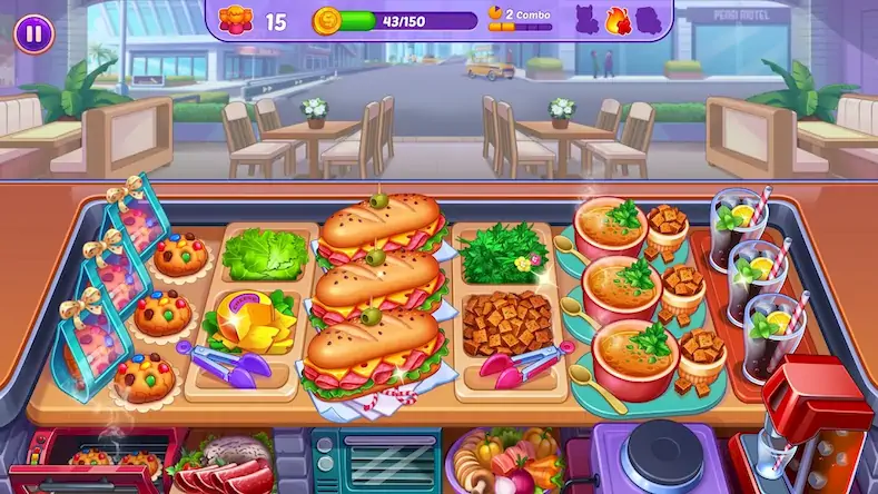 Скачать Cooking Crush: кухня игра [Взлом на деньги и МОД Меню] версия 2.5.8 на Андроид