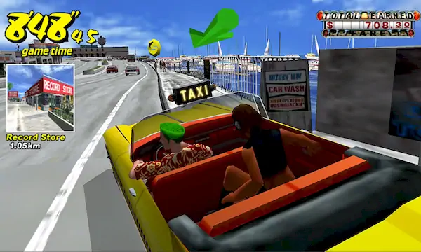 Скачать Crazy Taxi Classic [Взлом на деньги и МОД Меню] версия 0.1.6 на Андроид