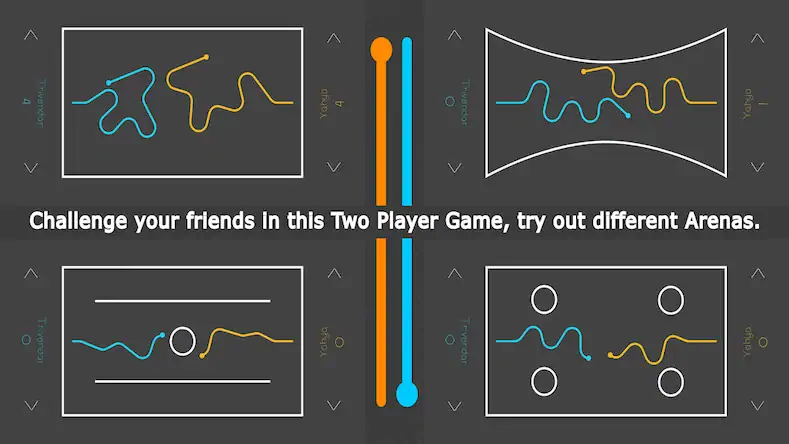 Скачать Double Line : 2 Player Games [Взлом Бесконечные деньги и МОД Меню] версия 1.3.6 на Андроид