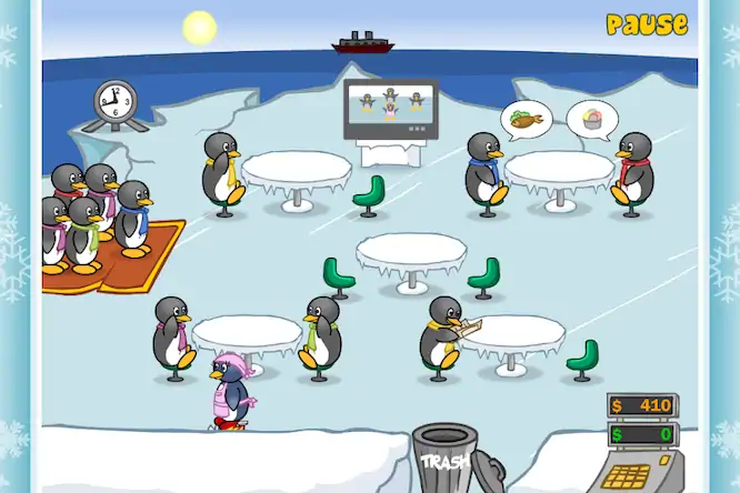 Скачать Penguin Diner: Restaurant Dash [Взлом Бесконечные деньги и МОД Меню] версия 2.6.1 на Андроид