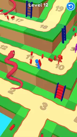 Скачать Snakes & Ladders Race [Взлом Много монет и МОД Меню] версия 0.4.4 на Андроид