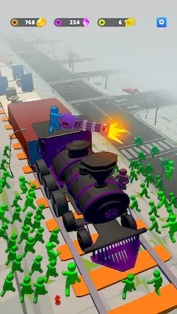 Скачать Train Defense: Зомби Игра [Взлом на деньги и МОД Меню] версия 2.8.4 на Андроид