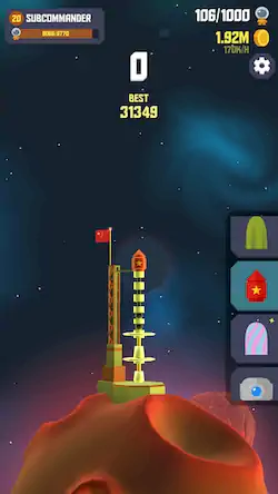 Скачать Space Frontier 2 [Взлом на монеты и МОД Меню] версия 1.9.6 на Андроид