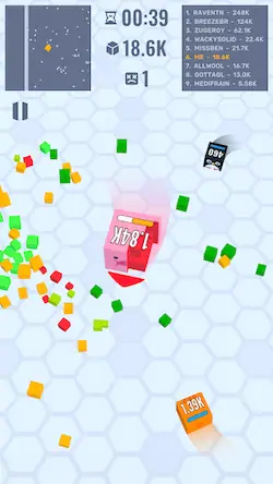 Скачать Cube Zone io [Взлом Много монет и МОД Меню] версия 2.8.4 на Андроид