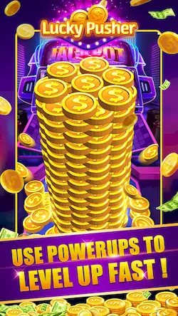 Скачать Lucky Cash Pusher Coin Games [Взлом Бесконечные деньги и МОД Меню] версия 2.1.6 на Андроид