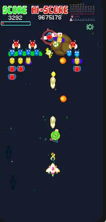 Скачать Galaxiga Retro Arcade Action [Взлом Бесконечные деньги и МОД Меню] версия 1.1.9 на Андроид