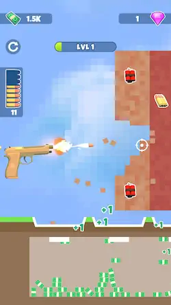 Скачать Gun Crusher: Aнти стресс игра [Взлом на монеты и МОД Меню] версия 0.6.5 на Андроид