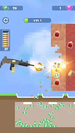 Скачать Gun Crusher: Aнти стресс игра [Взлом на монеты и МОД Меню] версия 0.6.5 на Андроид