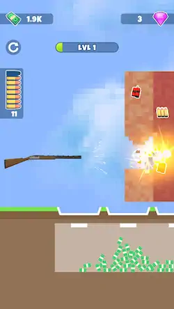 Скачать Gun Crusher: Aнти стресс игра [Взлом на монеты и МОД Меню] версия 0.6.5 на Андроид