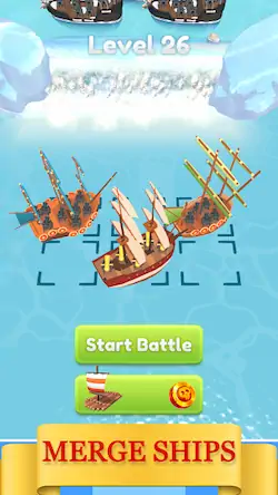 Скачать Merge Pirates [Взлом Много монет и МОД Меню] версия 0.8.6 на Андроид