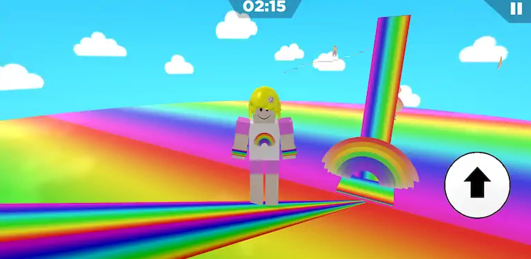 Скачать Rainbow Parkour sweet Girl [Взлом на деньги и МОД Меню] версия 2.8.8 на Андроид