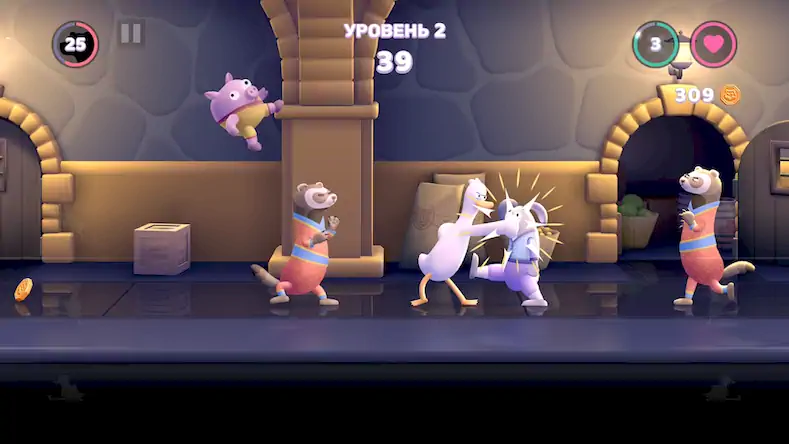 Скачать Punch Kick Duck [Взлом Много денег и МОД Меню] версия 2.8.1 на Андроид