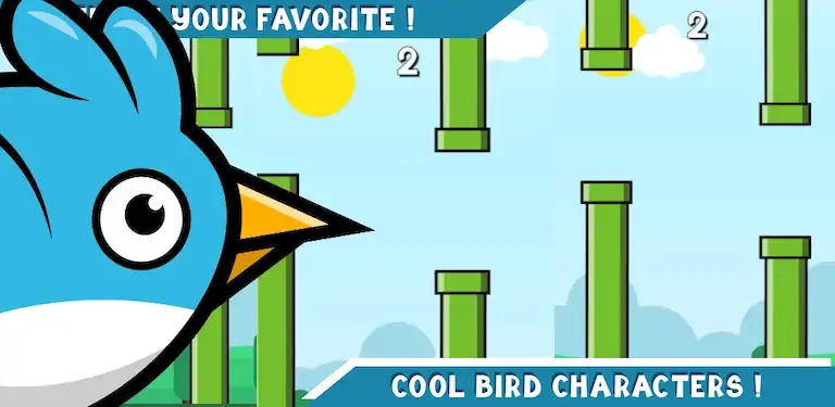 Скачать Flippy Bird - Flying bird [Взлом Бесконечные деньги и МОД Меню] версия 2.4.6 на Андроид