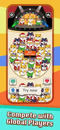 Скачать Doggo Go - Meme, Match 3 Tiles [Взлом Бесконечные монеты и МОД Меню] версия 1.6.5 на Андроид