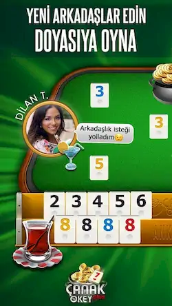 Скачать Çanak Okey Plus - Eşli & Canlı [Взлом Много денег и МОД Меню] версия 1.1.2 на Андроид