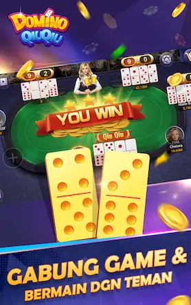 Скачать Domino QiuQiu-Gaple Slot Poker [Взлом на деньги и МОД Меню] версия 2.1.6 на Андроид