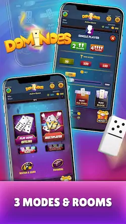 Скачать Dominoes - Offline Domino Game [Взлом Много монет и МОД Меню] версия 1.2.7 на Андроид