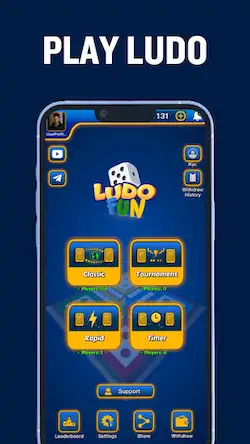 Скачать Ludo Fun - Play Ludo and Win [Взлом Бесконечные монеты и МОД Меню] версия 1.1.7 на Андроид