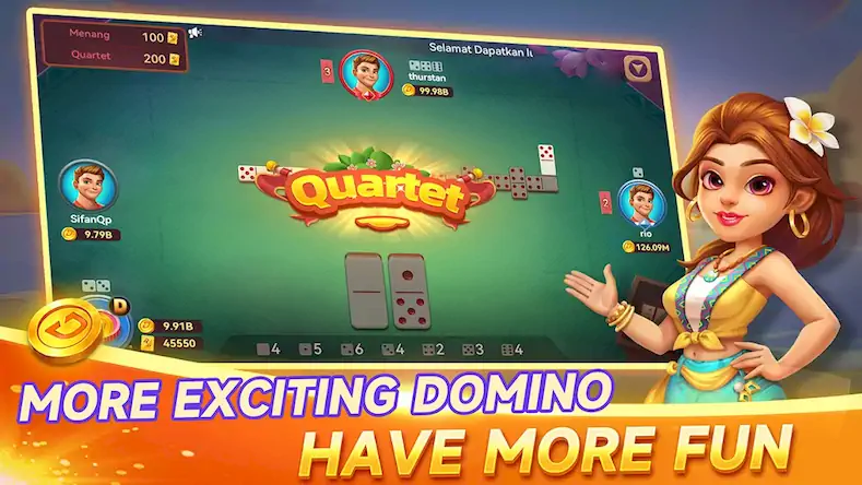 Скачать Duole Domino-Gaple QiuQiu Slot [Взлом Бесконечные монеты и МОД Меню] версия 2.6.8 на Андроид