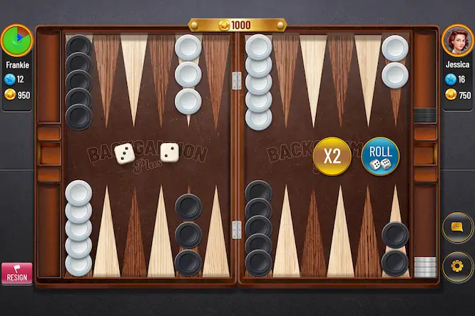 Скачать Backgammon Plus - Board Game [Взлом на деньги и МОД Меню] версия 1.5.3 на Андроид