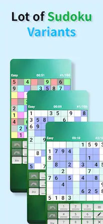 Скачать Sudoku offline [Взлом на монеты и МОД Меню] версия 2.6.5 на Андроид