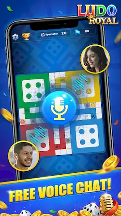 Скачать Ludo Royal - Happy Voice Chat [Взлом на монеты и МОД Меню] версия 2.8.1 на Андроид