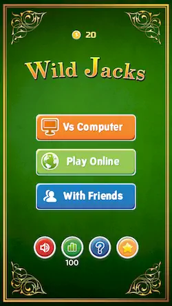 Скачать Wild Jack: Card Gobang [Взлом Бесконечные монеты и МОД Меню] версия 0.4.5 на Андроид