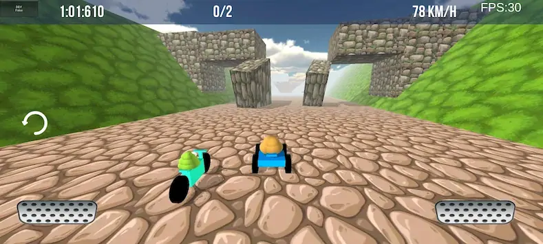 Скачать Potaty Racing 3D [Взлом Много монет и МОД Меню] версия 0.1.4 на Андроид