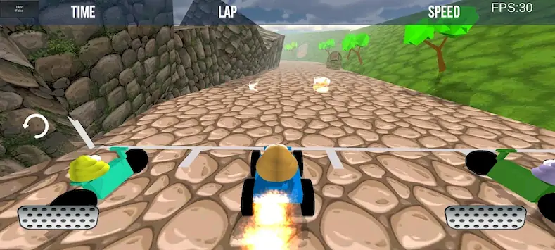Скачать Potaty Racing 3D [Взлом Много монет и МОД Меню] версия 0.1.4 на Андроид