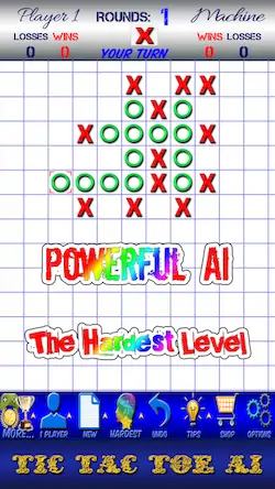 Скачать Tic Tac Toe AI - 5 in a row [Взлом Бесконечные деньги и МОД Меню] версия 1.4.8 на Андроид