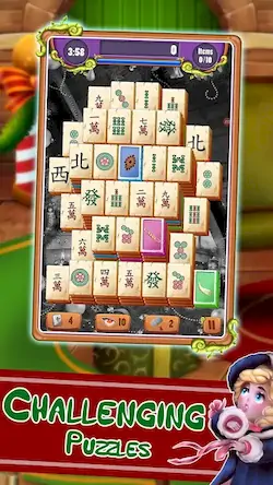 Скачать Christmas Mahjong: Holiday Fun [Взлом на монеты и МОД Меню] версия 1.5.3 на Андроид