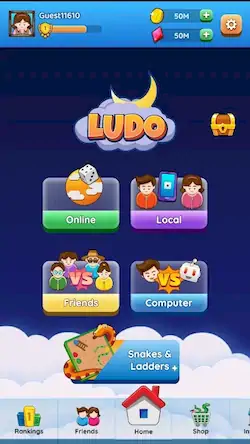 Скачать Ludo Multiplayer [Взлом Много монет и МОД Меню] версия 0.2.8 на Андроид
