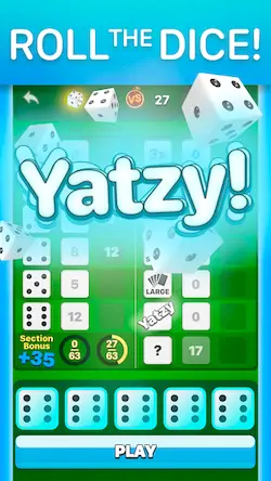 Скачать Yatzy: Dice Game Online [Взлом на монеты и МОД Меню] версия 2.8.4 на Андроид