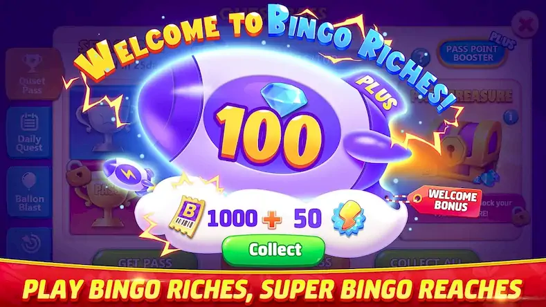 Скачать Bingo Riches - BINGO game [Взлом на монеты и МОД Меню] версия 0.5.3 на Андроид